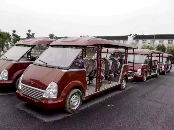 五菱11座电动观光车