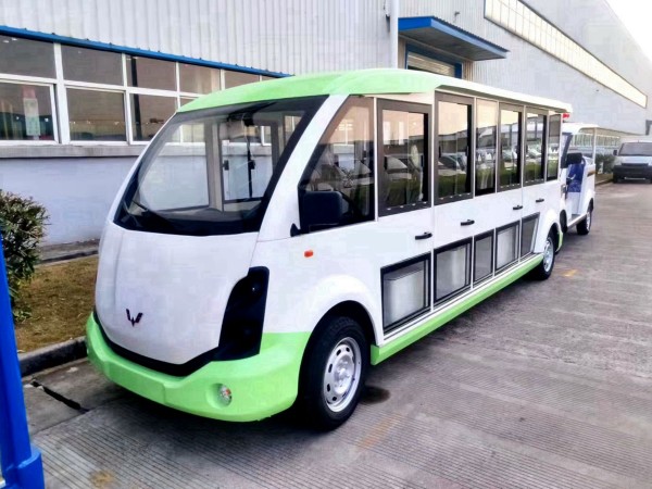 五菱10座电动观光车